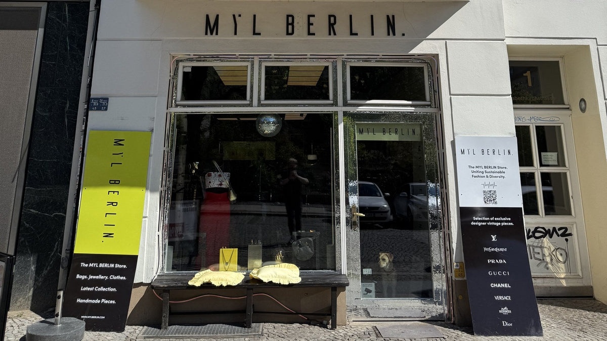 Berlin Vintage Corner storefront on Elisabethkirchstrasse in Berlin Mitte