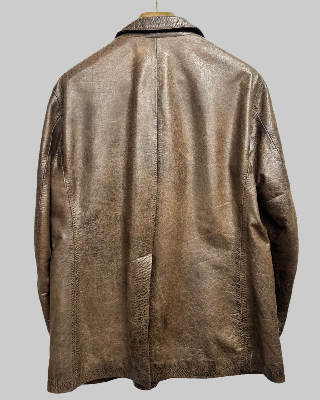 Belstaff  Men's "Gold Label" Leather Jacket / Blazer back
