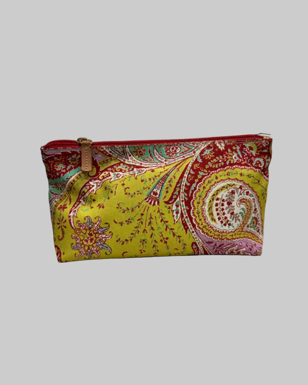 Etro Vintage Vibrant Paisley Tote Bag & Matching Pouch Set small front