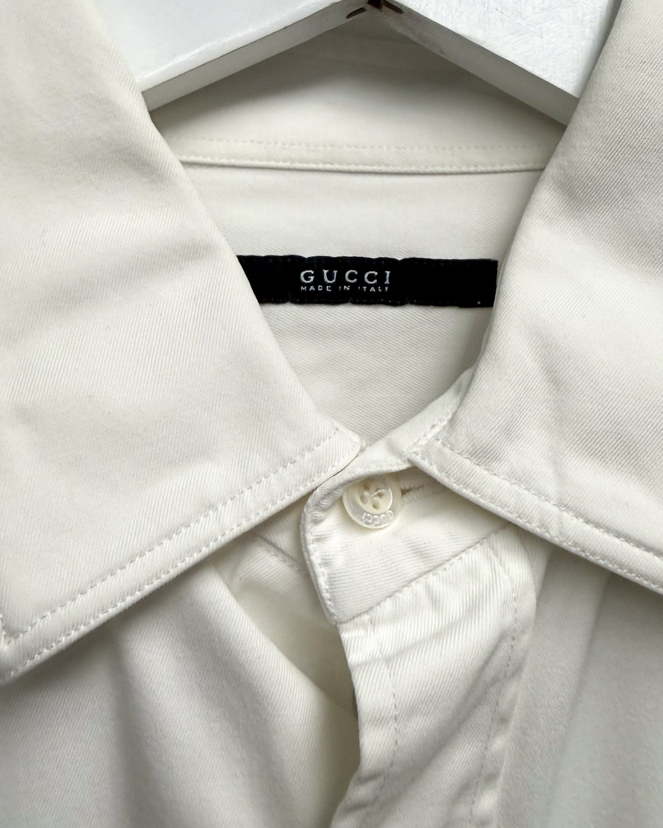 GUCCI Military Utility D-Ring Shirt collar
