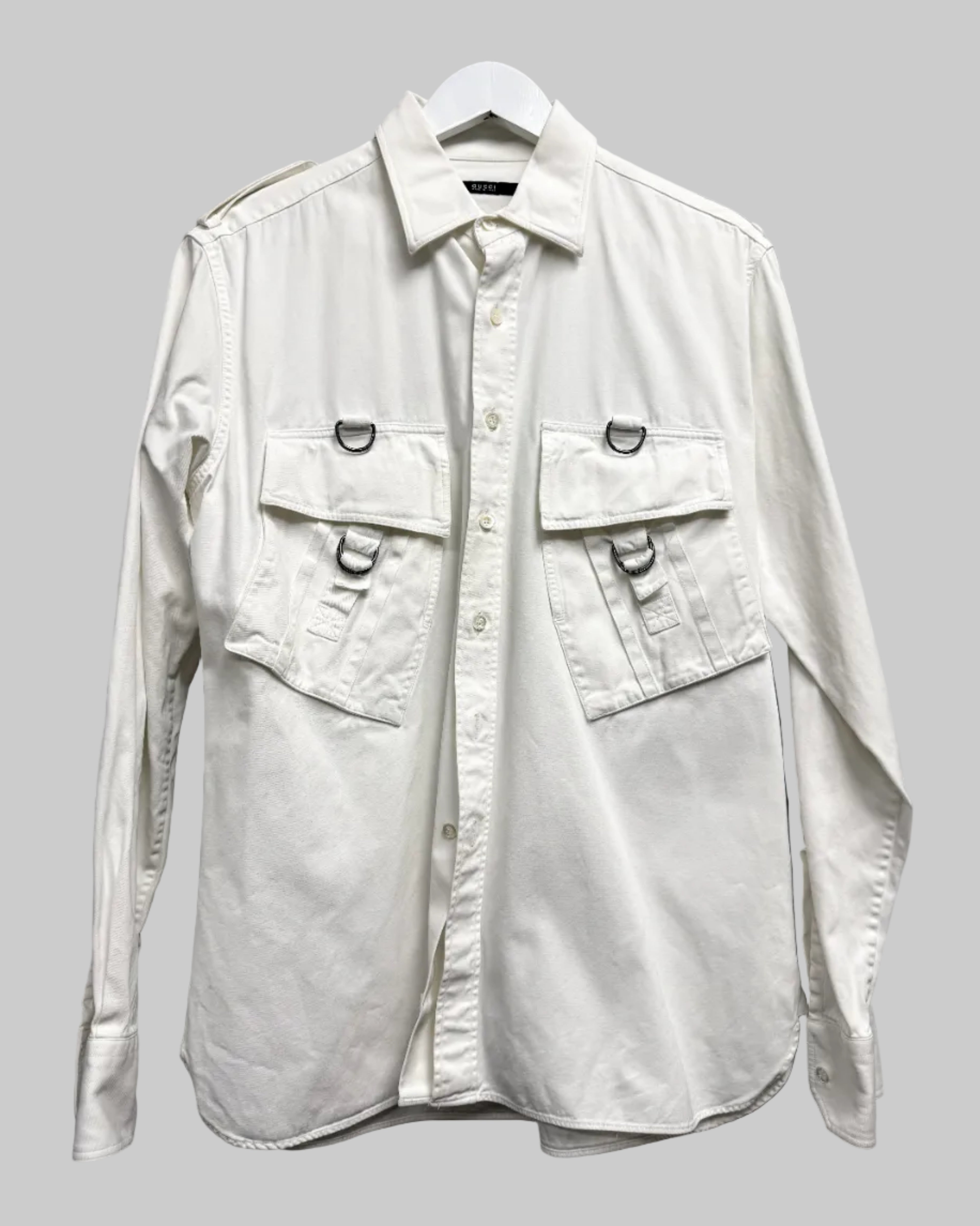 GUCCI Military Utility D-Ring Shirt front