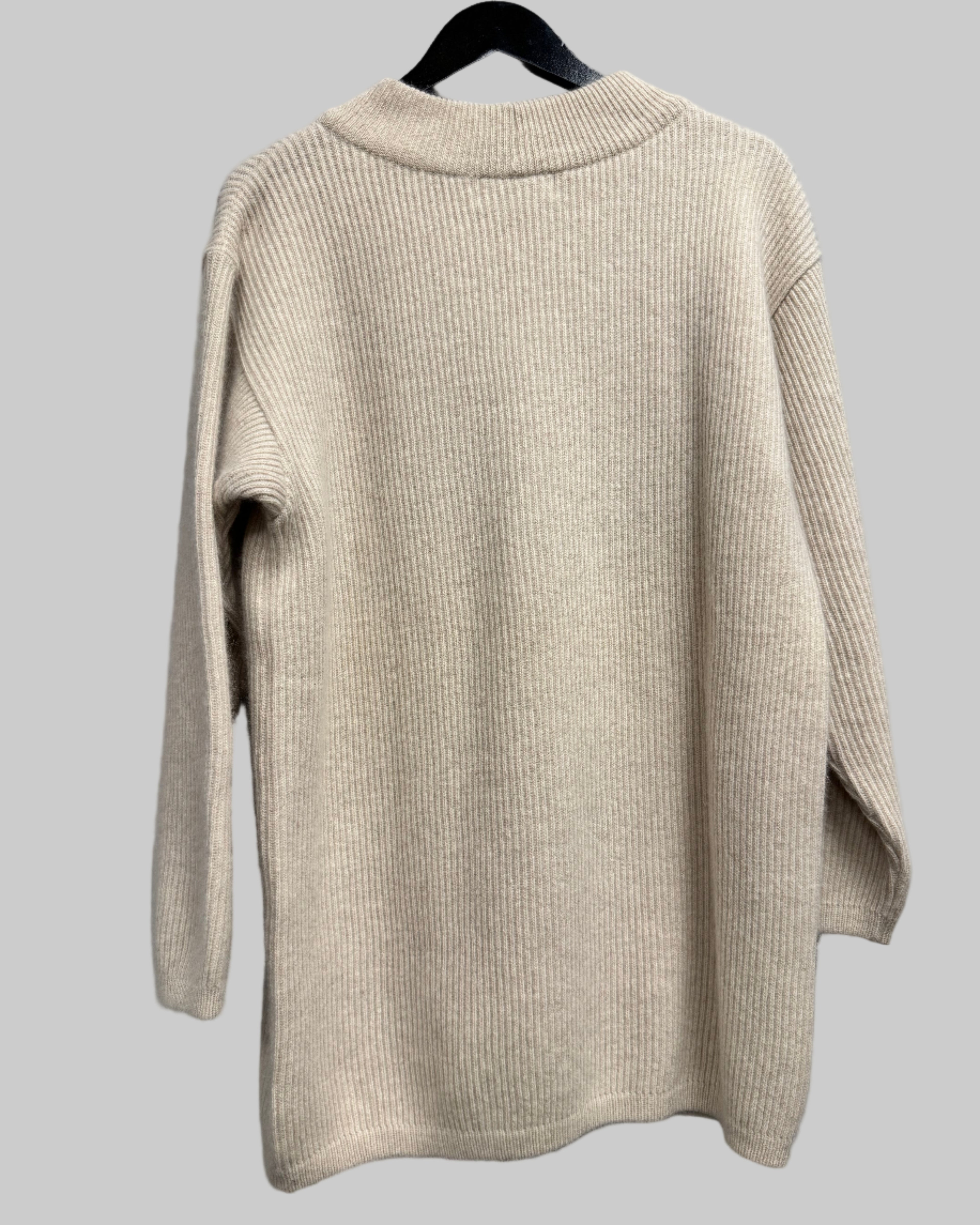 Iceberg Vintage "A Day at the Races" Embroidered Knit Tunic Back