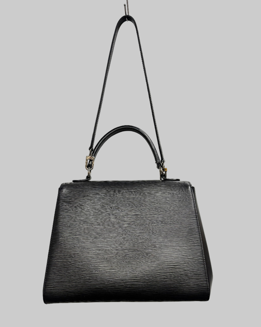 Louis Vuitton  Women’s Black Epi Leather Top-Handle Bag Back