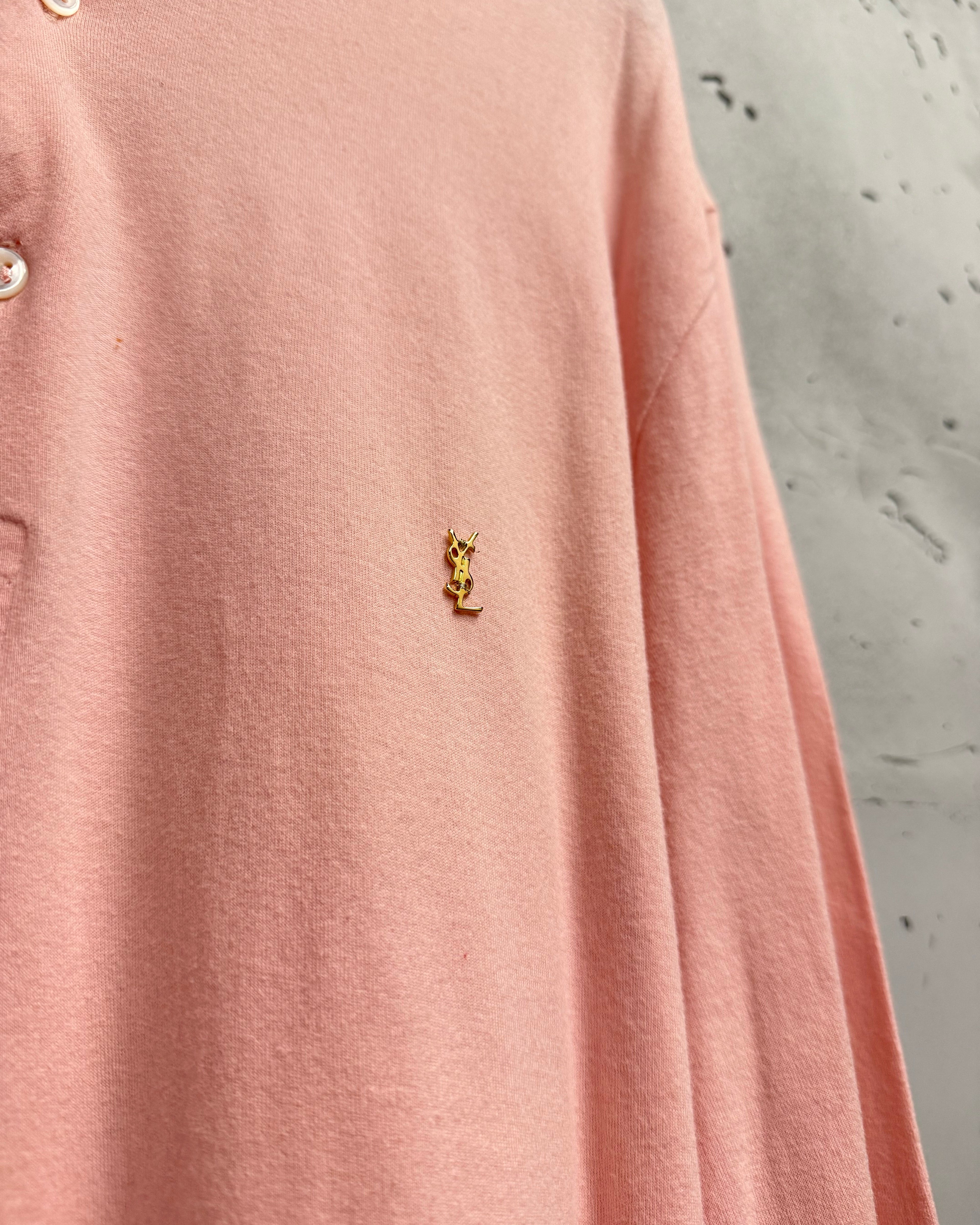 YVES SAINT LAURENT Rive Gauche Mandarin Henley detail