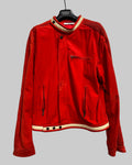 Yves Saint Laurent  Rare Red Suede Jacket Front