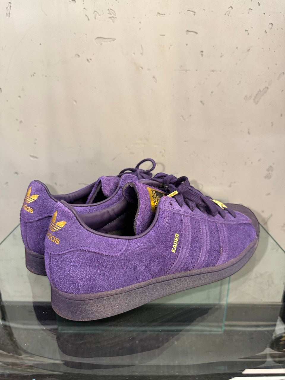Adidas Kader Superstar ADV, side view with Kader lettering