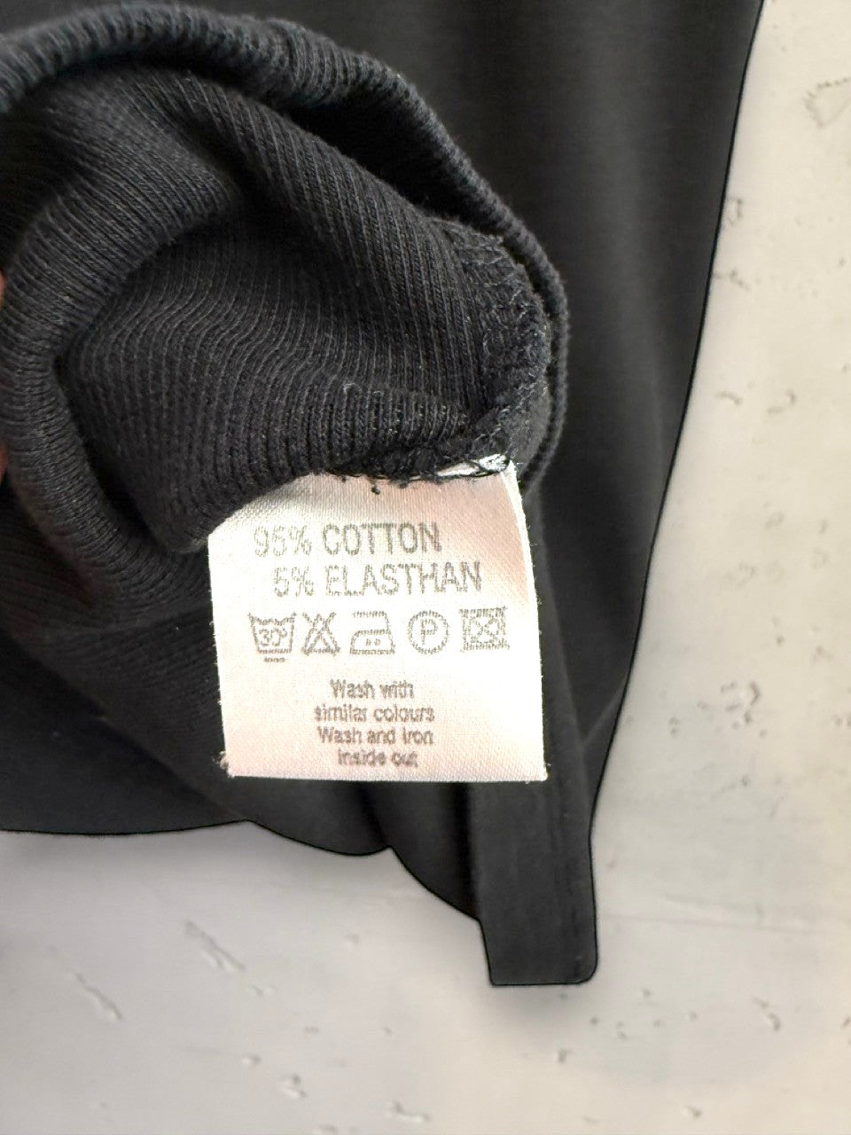 BERLIN VINTAGE CORNER black ribbed cotton elastane tank top with embellished neckline