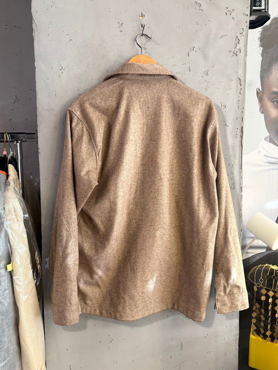 Boggi Milano shirt jacket, back view
