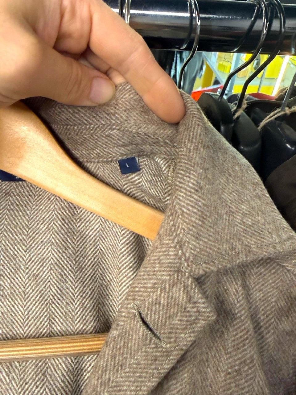 Boggi Milano shirt jacket, size label