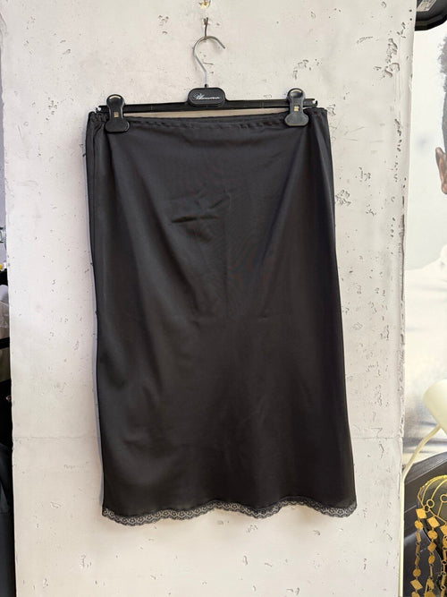 Dolce and Gabbana satin skirt, draped front