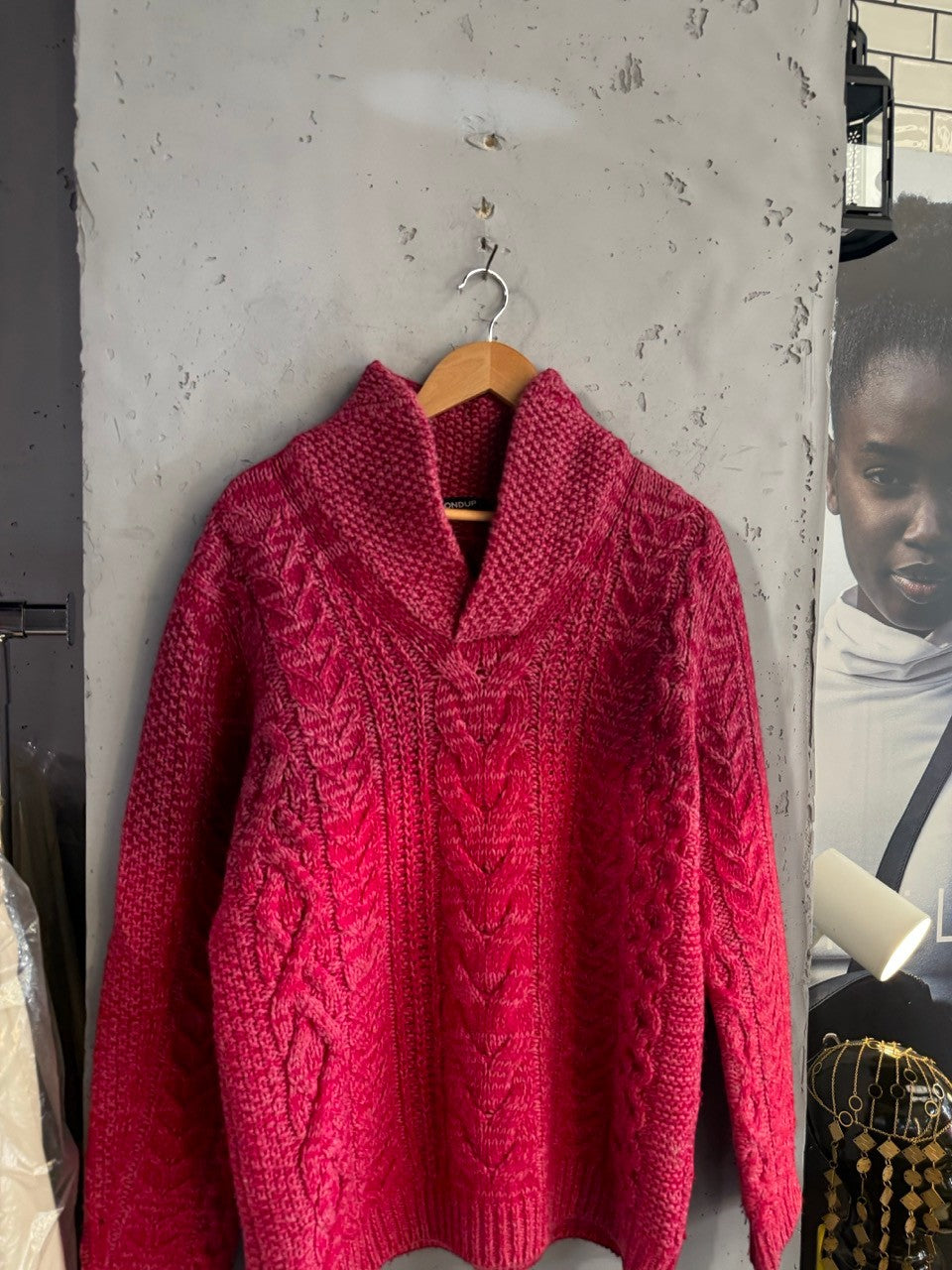 Dondup shawl collar sweater, view 2