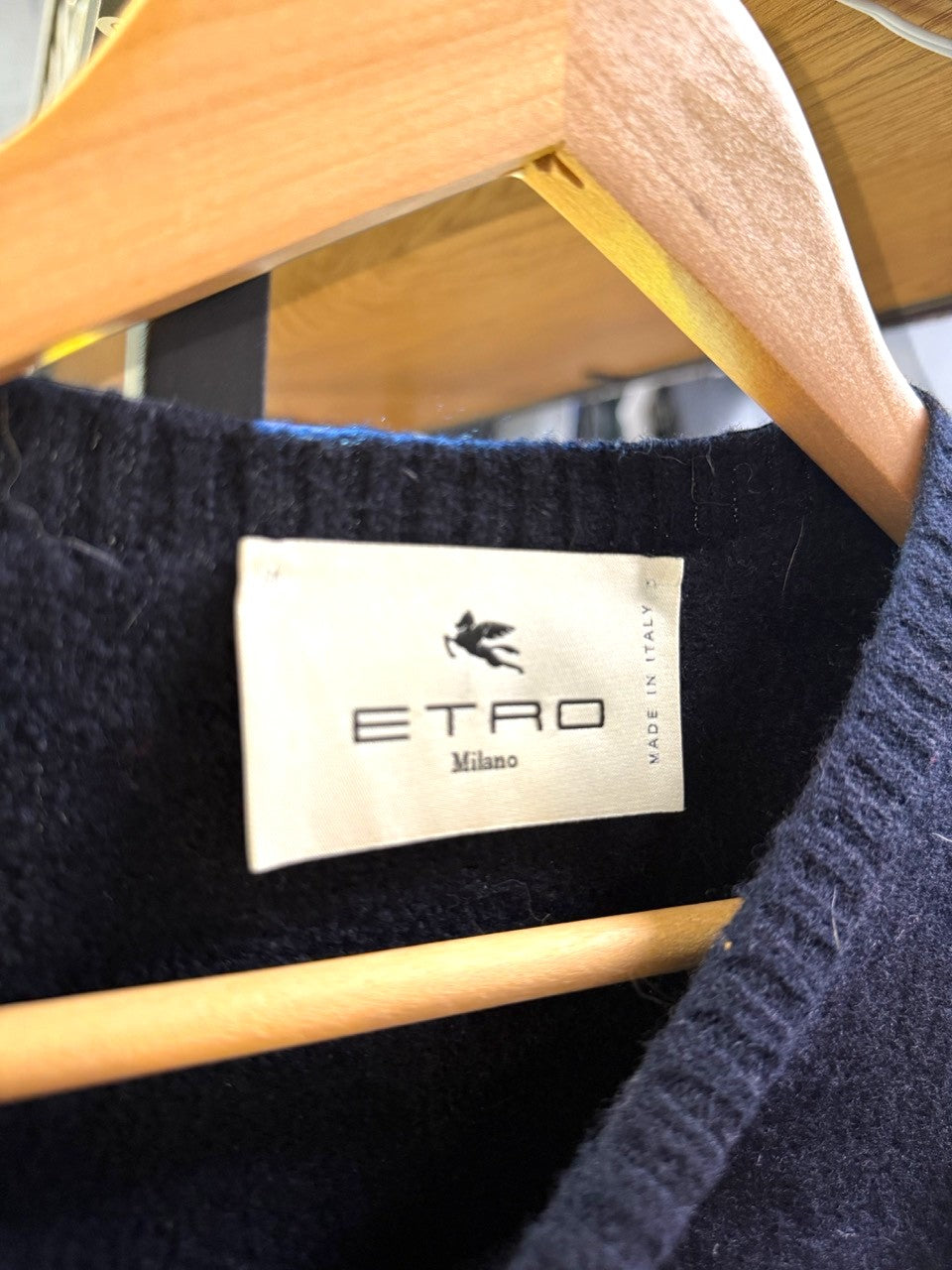 Etro Milano label, made in Italy