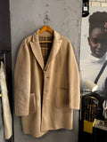 Etro reversible coat, camel side, front view