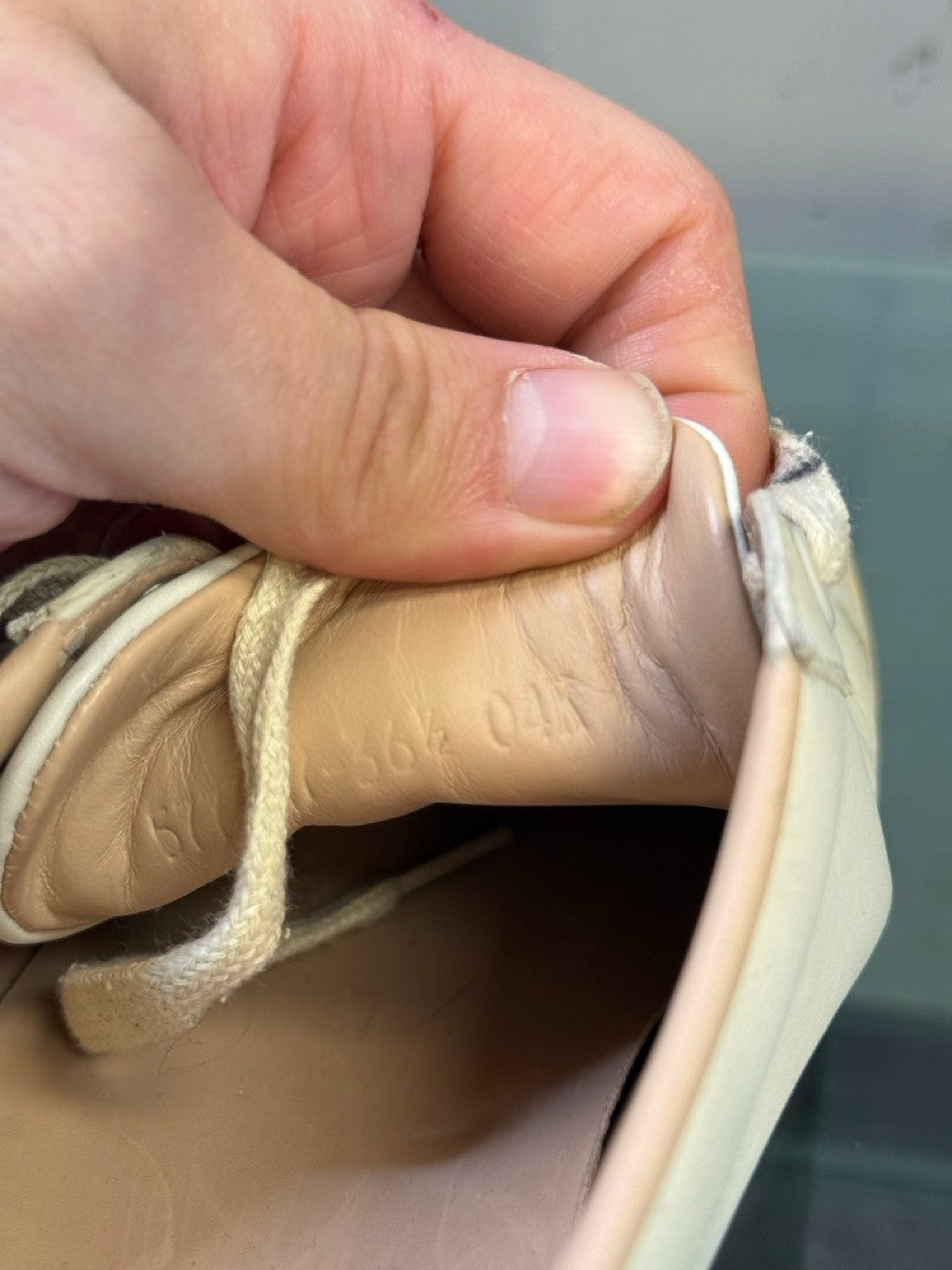 Gucci Ace Mystic Cat Leather Sneakers, size stamp inside