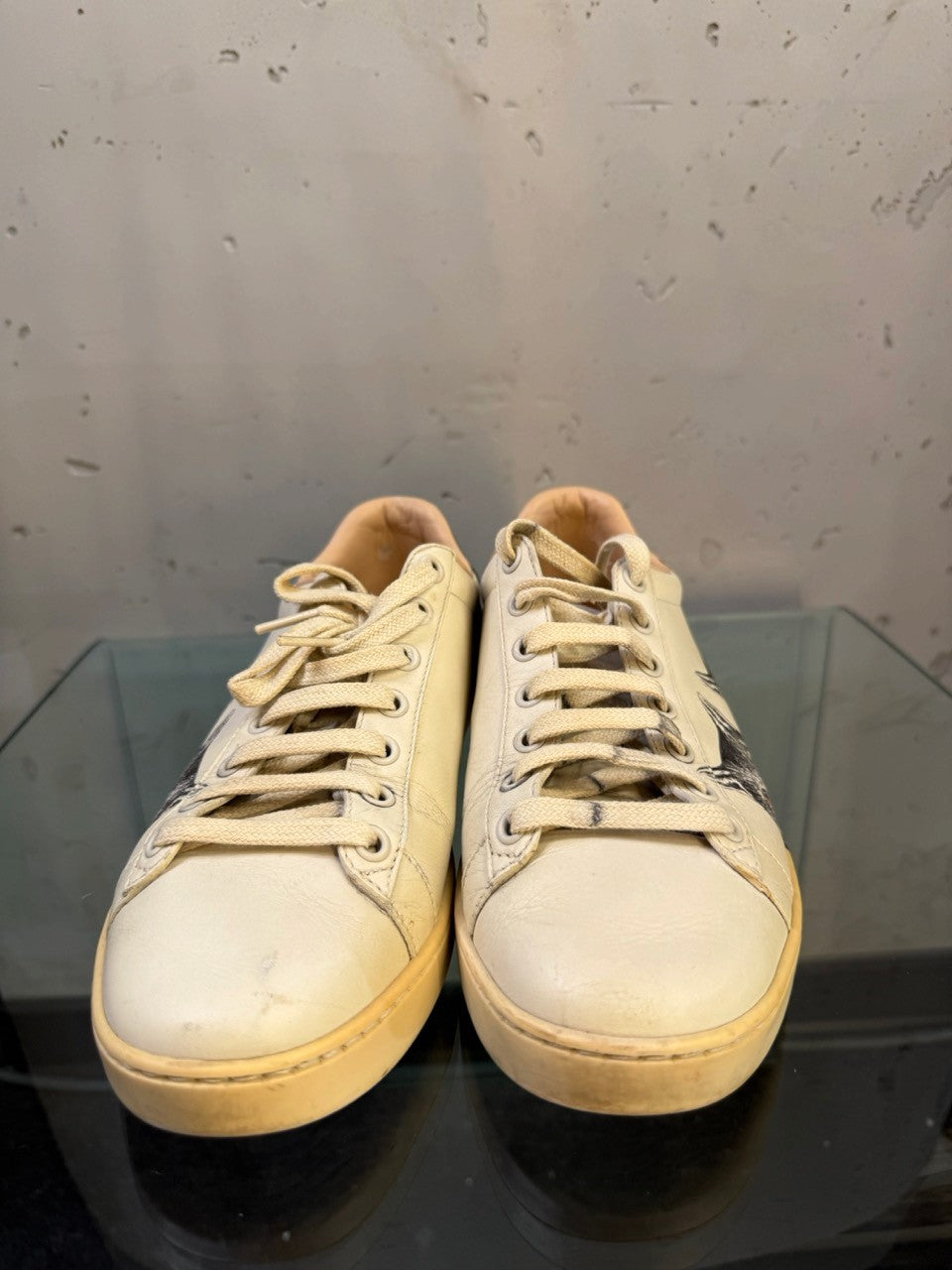 Gucci Ace Mystic Cat Leather Sneakers, front