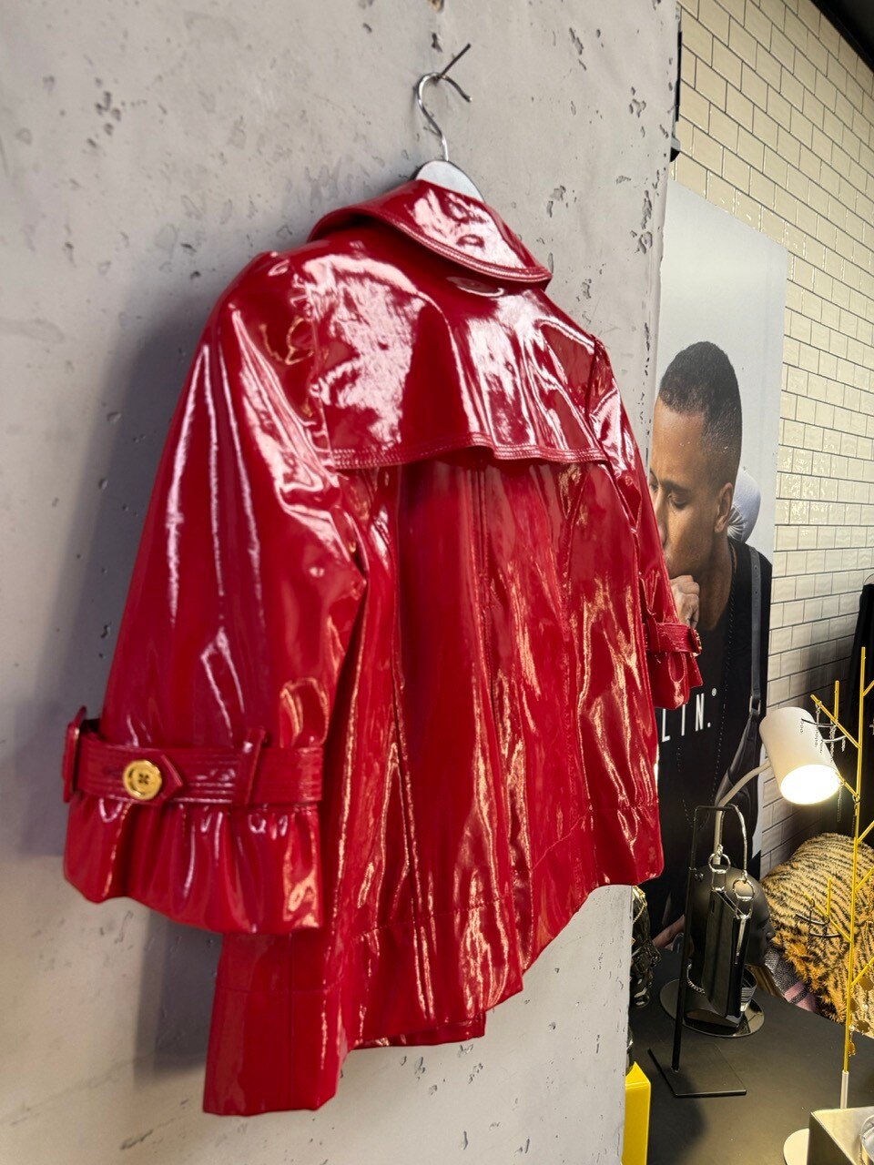 Juicy Couture coat, back seen from the side