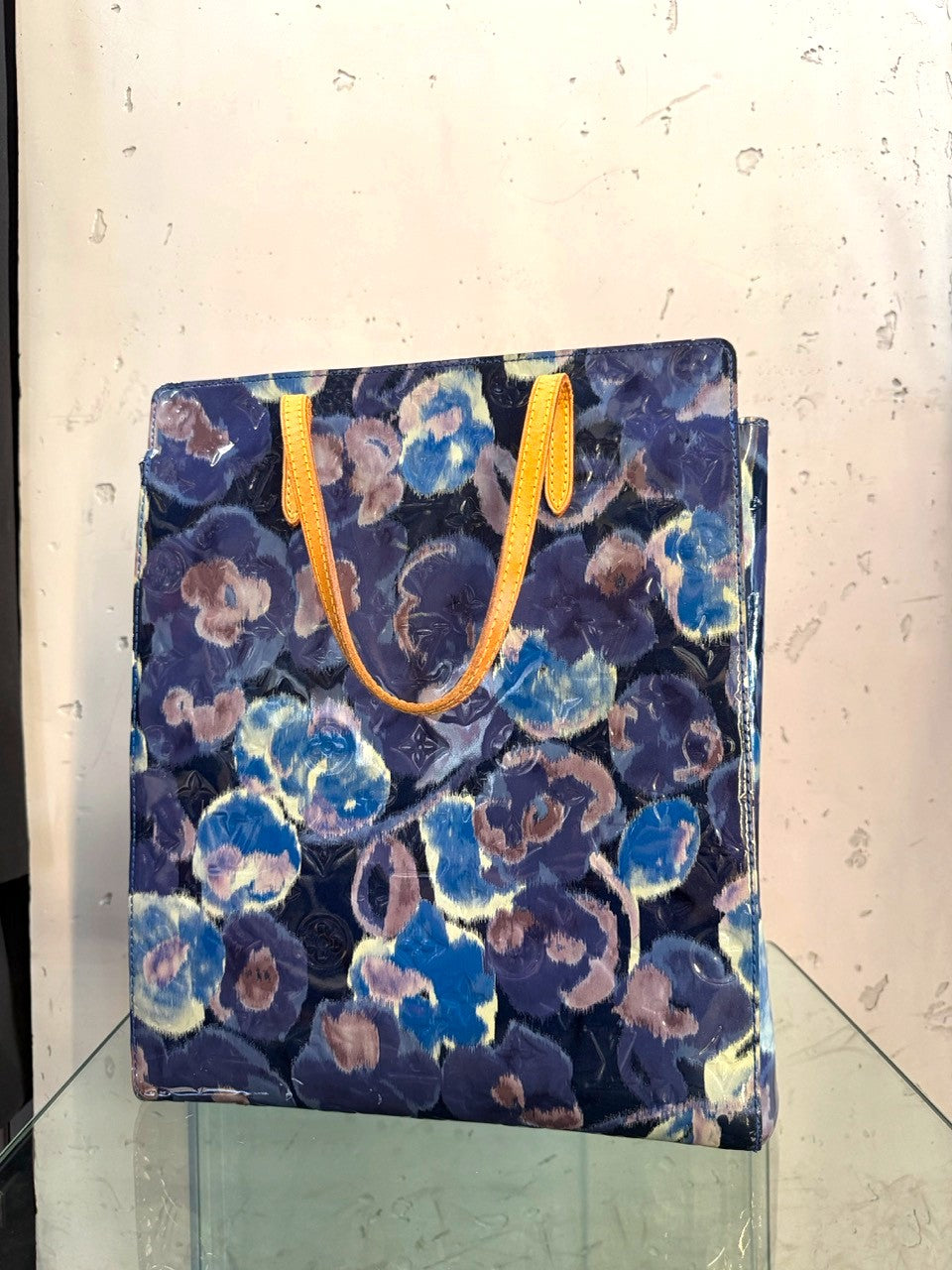 Louis Vuitton Catalina NS Vernis Ikat Tote in Grand Bleu, back
