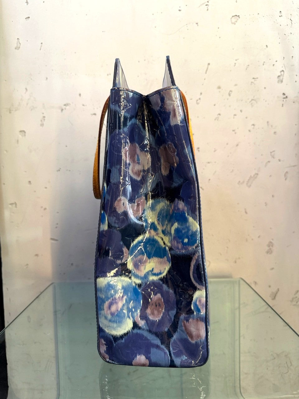 Louis Vuitton Catalina NS Vernis Ikat Tote in Grand Bleu, side