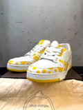 Louis Vuitton x Yayoi Kusama LV Trainer, white with yellow dots