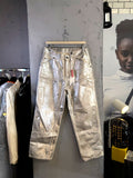 Supreme x MM6 Maison Margiela Silver Foil Painter Pants, front