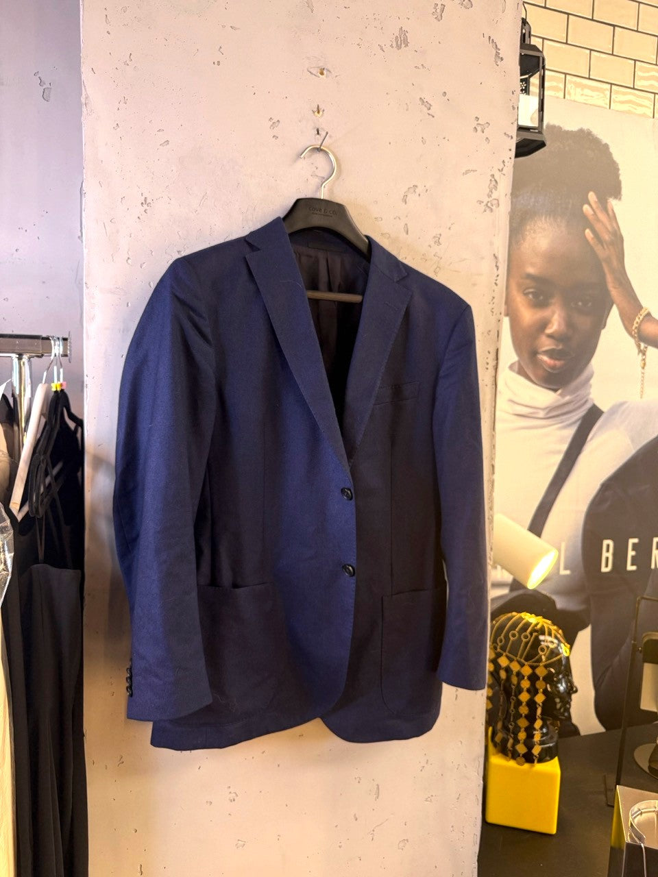 Z Zegna navy wool blazer, view 2
