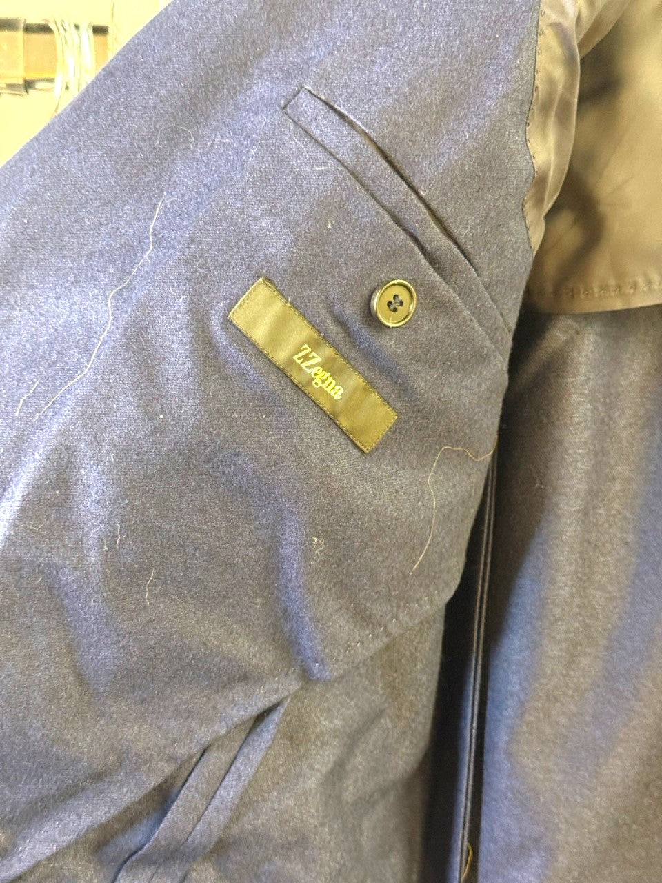 Z Zegna blazer, inside pocket label