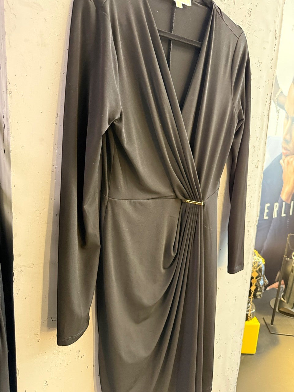 BERLIN VINTAGE CORNER Michael Kors dress, diagonal ruching across the front