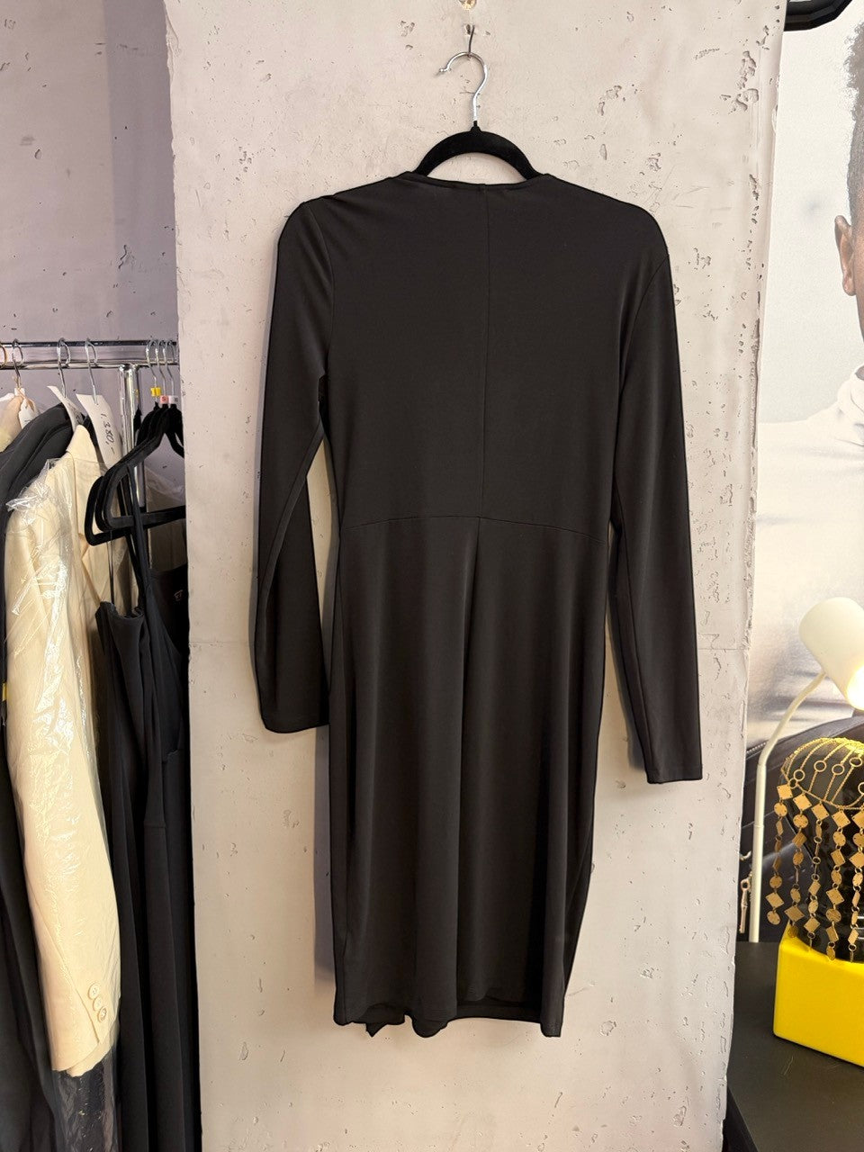BERLIN VINTAGE CORNER Michael Kors black jersey dress, back view