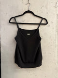 BERLIN VINTAGE CORNER Zadig & Voltaire lurex knit camisole, front view on a hanger