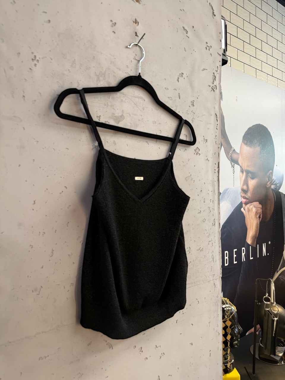BERLIN VINTAGE CORNER Zadig & Voltaire lurex camisole, narrow straps